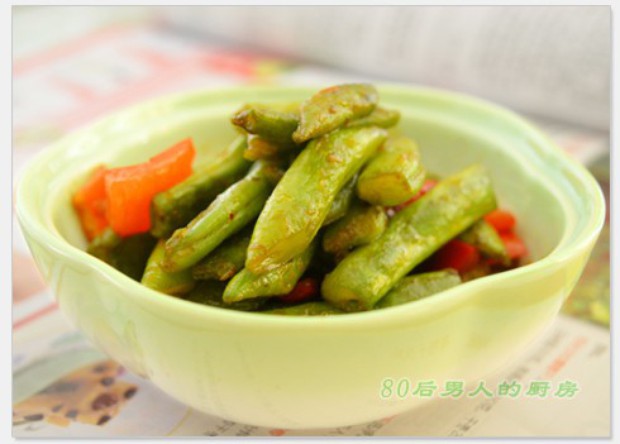 辣炒四季豆的做法