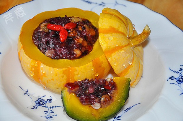 蜜汁南瓜杂粮饭的做法