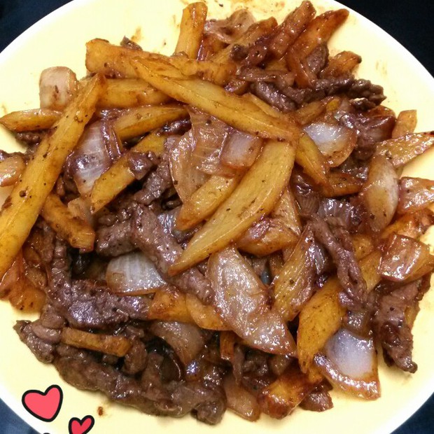 黑椒土豆牛柳的做法