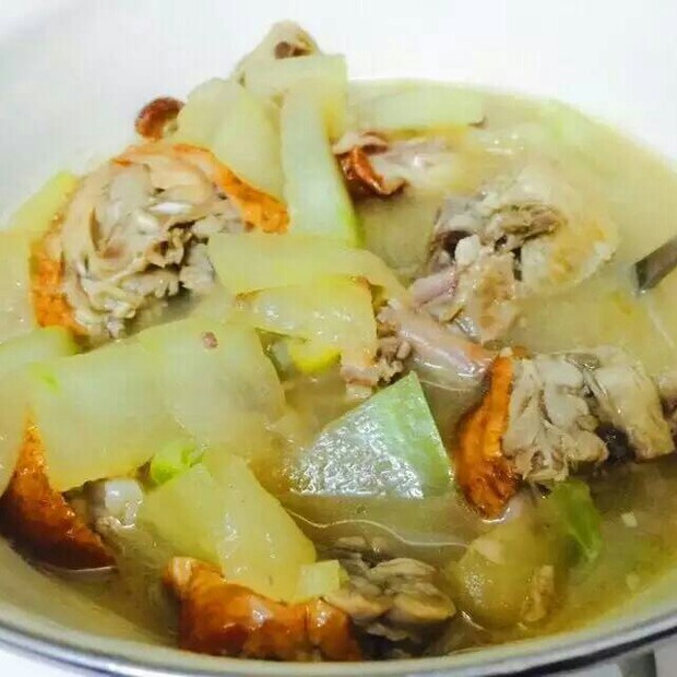 简易版冬瓜鸭架汤的做法