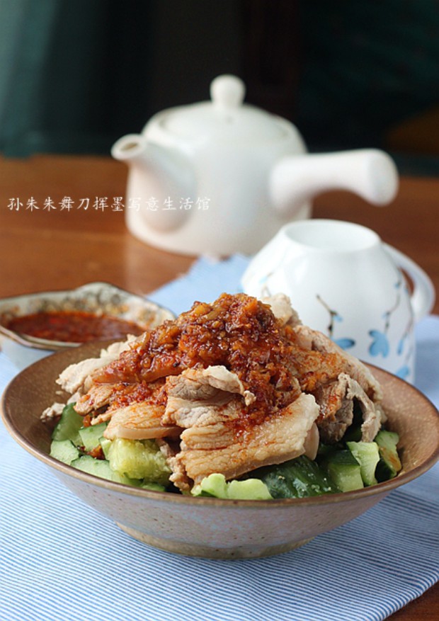 快手版蒜泥白肉的做法
