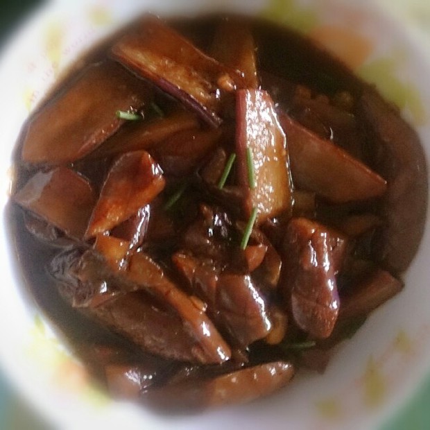 酱烧花枝茄的做法