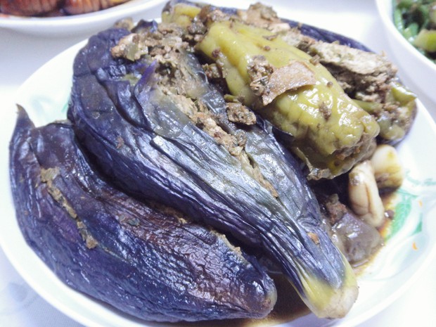炖茄盒的做法