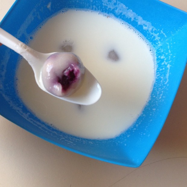 牛奶紫薯汤圆的做法