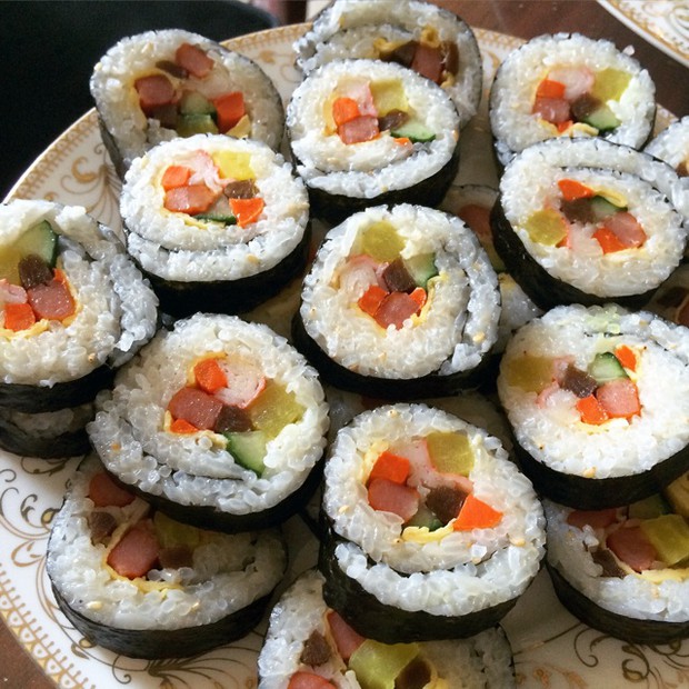 韩式紫菜包饭的做法
