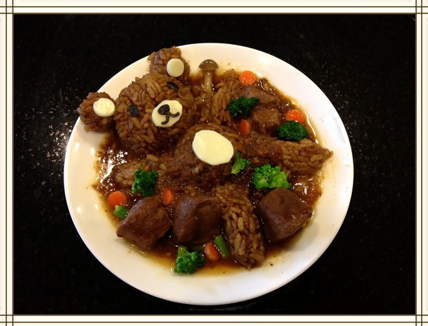 小棕熊牛肉饭的做法