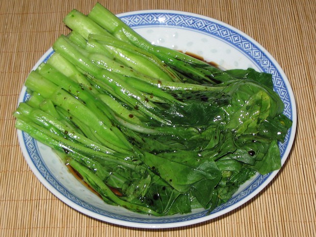 白灼菜心的做法