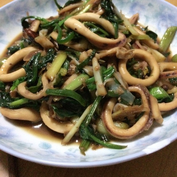 酱爆鱿鱼圈的做法