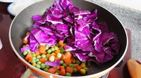紫甘蓝南瓜牛肉芝士意面的做法步骤2