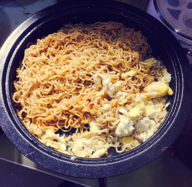 生煎鸡蛋面的做法