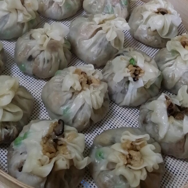 净素版笋丁鲜菇烧卖的做法