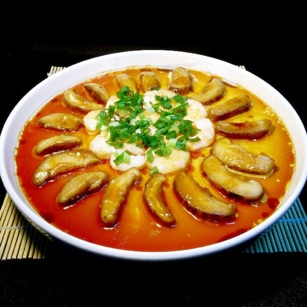 虾仁冬菇蒸水蛋的做法