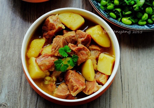 咖喱牛肉炖土豆(清爽夏季版)的做法