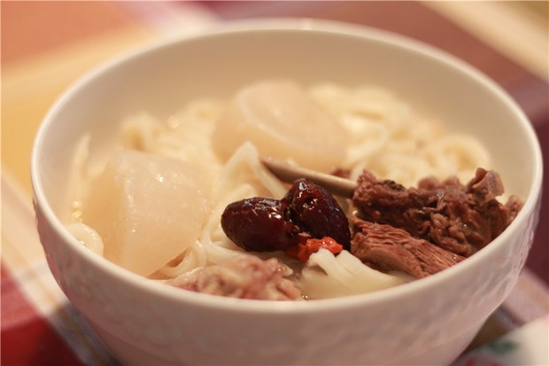 暖冬滋补羊肉面的做法