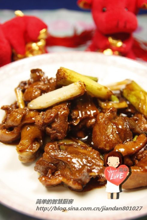 京葱鸭腿的做法