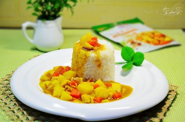 咖喱鸡肉饭的做法