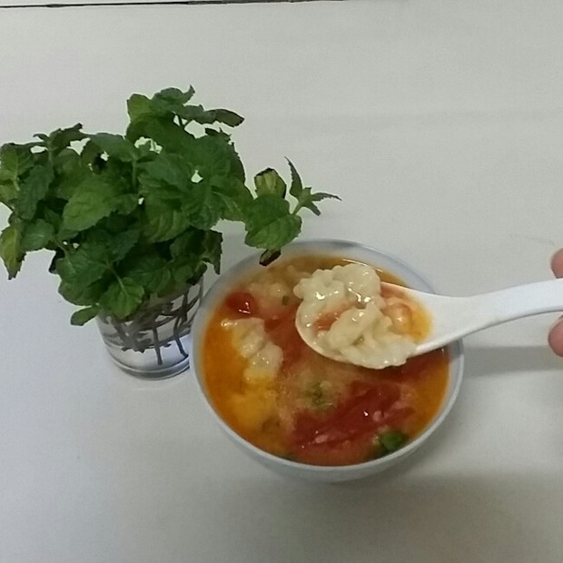 番茄疙瘩汤的做法