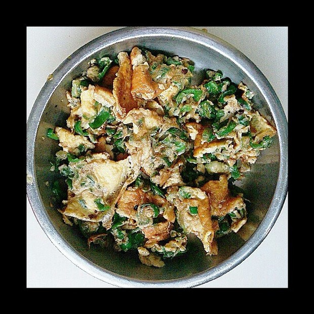 青椒斩蛋的做法大全_青椒斩蛋的家常做法- 心