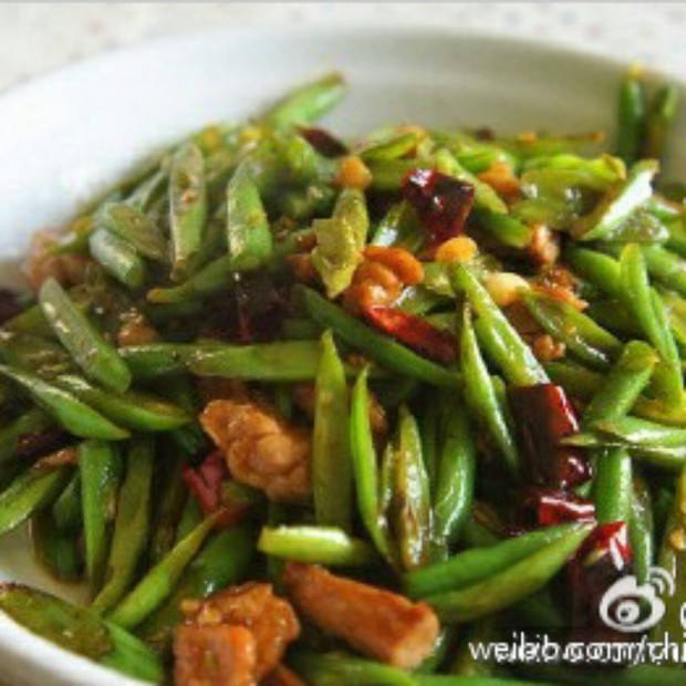 四季豆小炒肉的做法