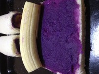 紫薯香蕉吐司卷的做法步骤1
