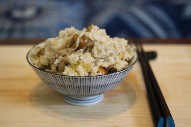 日式牛蒡栗子炊飯的做法