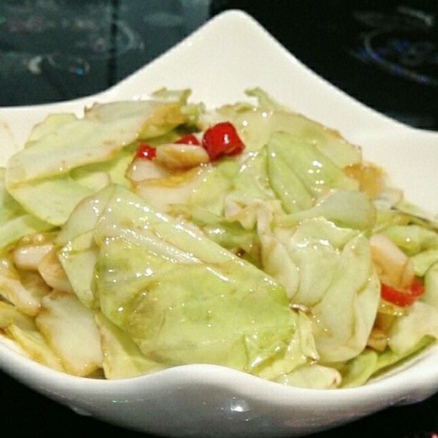 炝炒高丽菜的做法