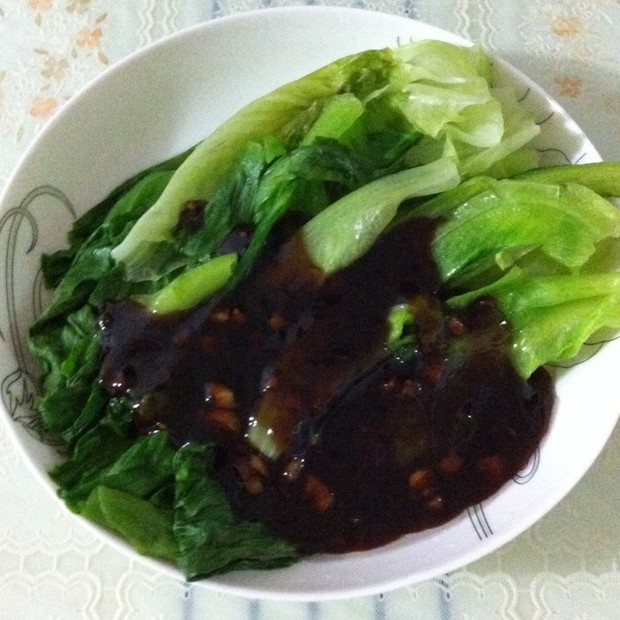 蚝油生菜的做法
