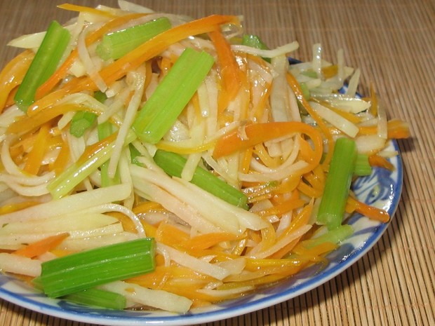 素炒三丝的做法