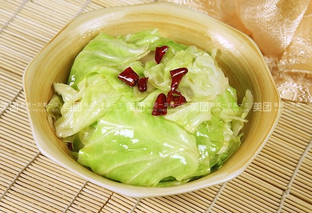 简易版爆炒甘蓝的做法