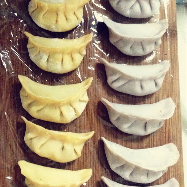 紫甘蓝水饺的做法