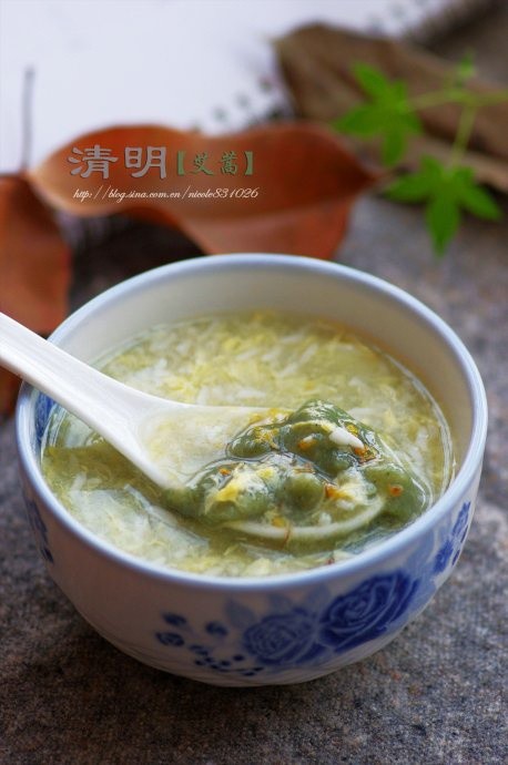桂花甜酒蒿子粑粑的做法