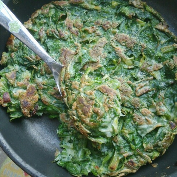 轻卡快手芹菜叶闲食的做法