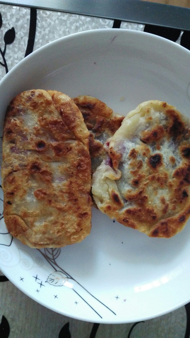 紫薯饼的做法