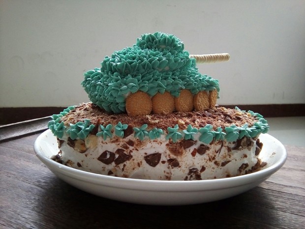 动物淡奶生日蛋糕的做法
