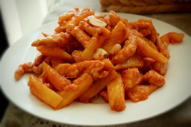 经典糖醋汁——糖醋鸡胸肉的做法