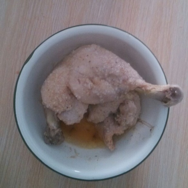 蒸鸡腿清淡版的做法