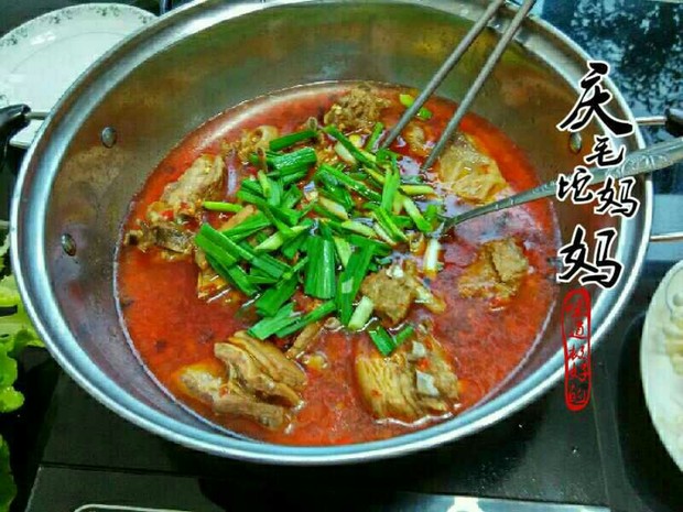 羊排火锅的做法