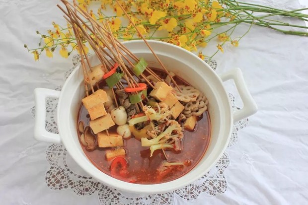 不二食堂清油火锅版汤底串串的做法