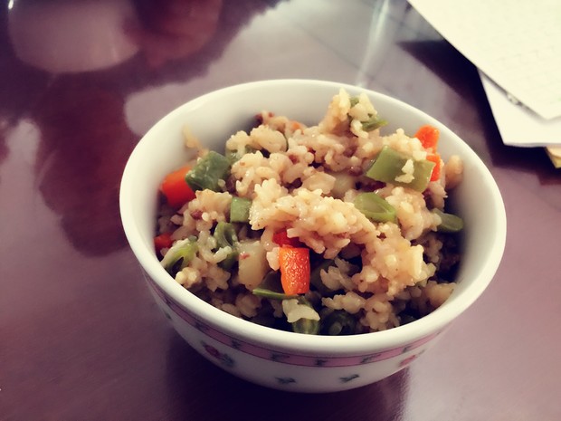 牛肉豆角焖饭