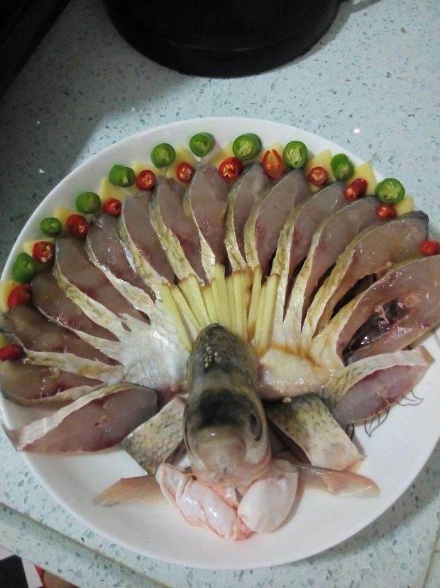 孔雀开屏鱼的做法