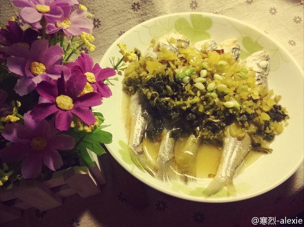 雪菜蒸小黄鱼的做法