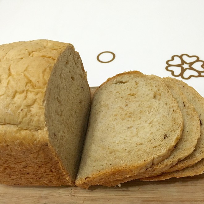 面包机版全麦面包的做法