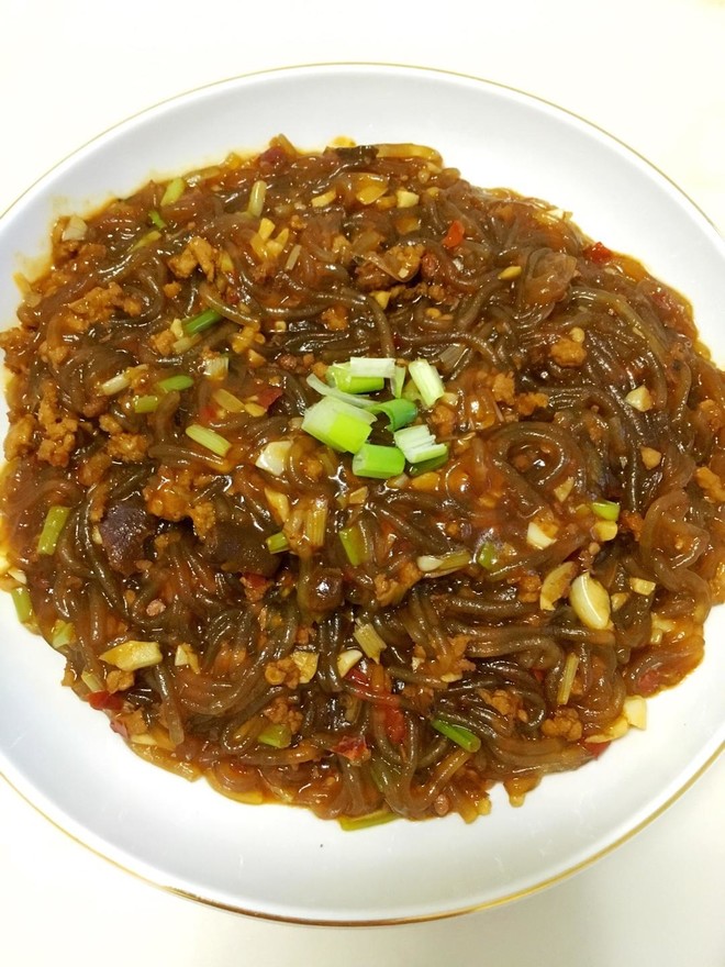 肉沫粉条的做法