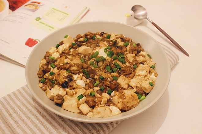 超级下饭的香菇肉沫豆腐的做法