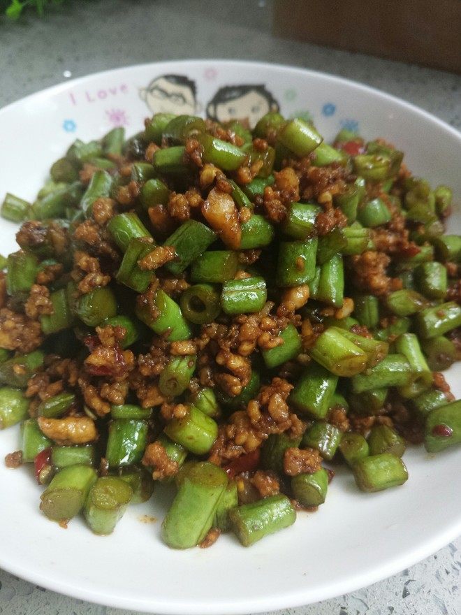 肉沫四季豆的做法