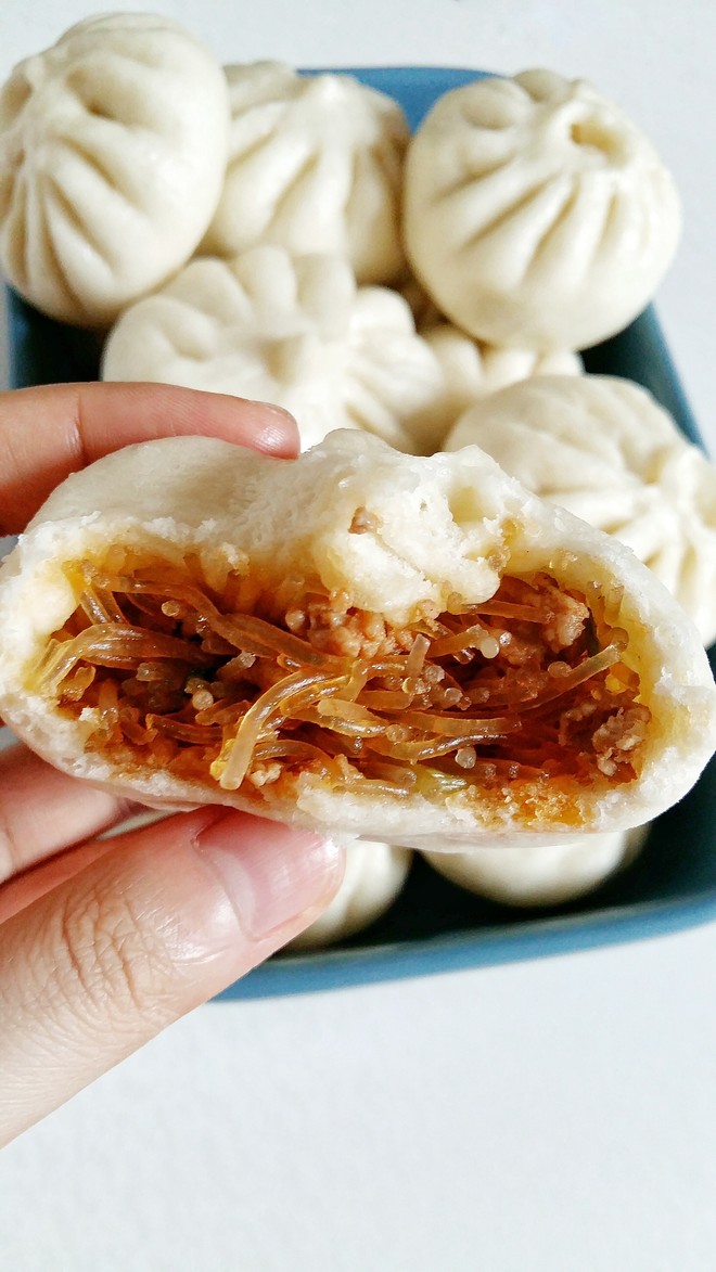 肉末粉丝包的做法
