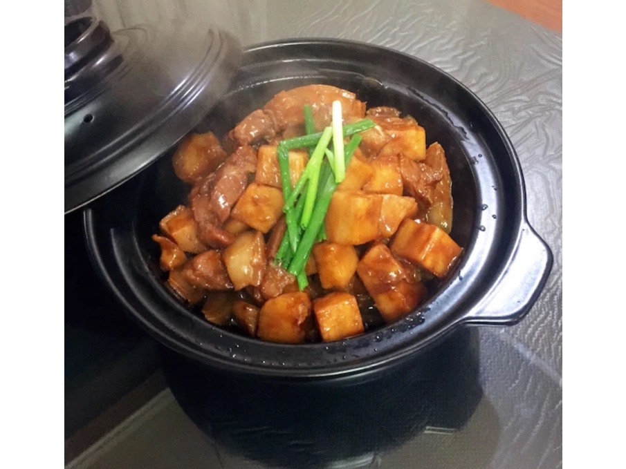五花肉焖粉葛的做法