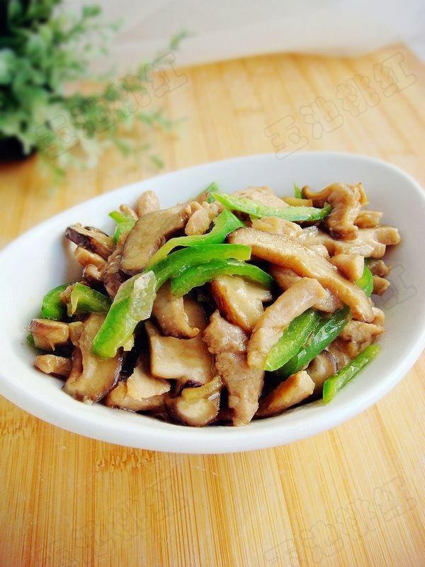 香菇炒瘦肉的做法