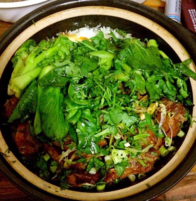 小排煲仔饭的做法