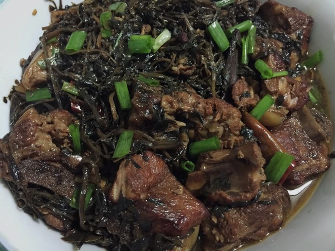 干马齿苋炖小排的做法
